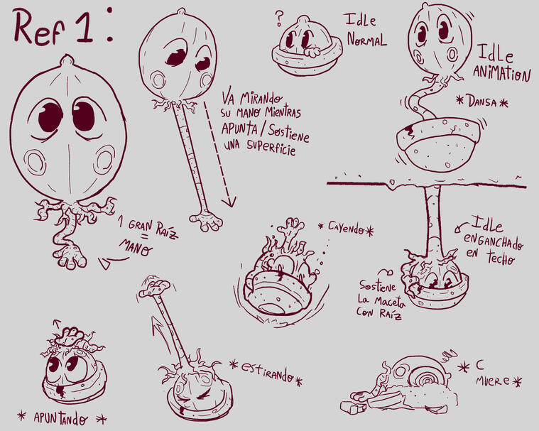 Personaje principal juego Game Jam